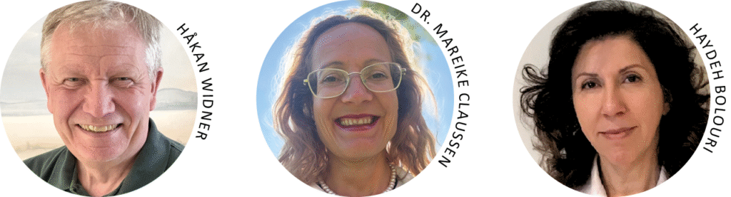 Håkan Widner
Dr Mareike Claussen
Haydeh Bolouri